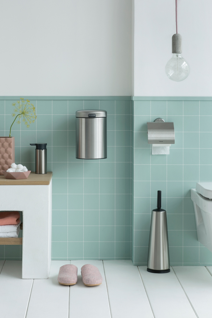 Бак мусорный Brabantia NewIcon настенный стальной матовый 3л 115561 - фото 8