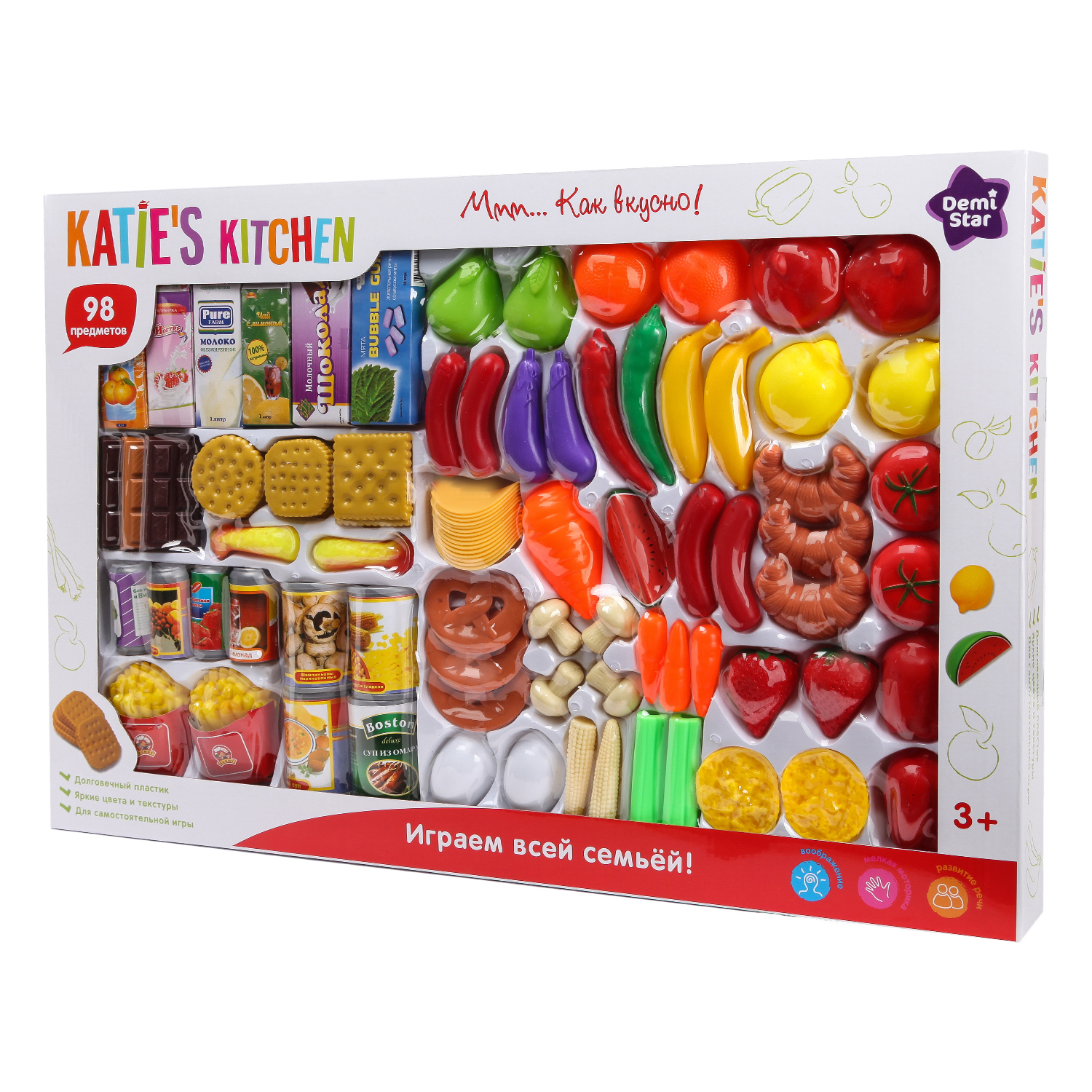 Игрушка Demi Star Продукты 98 предм. - фото 2