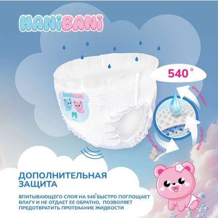 Подгузники HANIBANI Comfort M (6-11 кг) 42 шт.