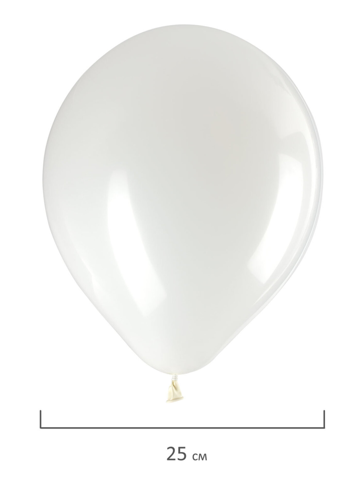 Шары воздушные Золотая сказка 50 штук белые - фото 5