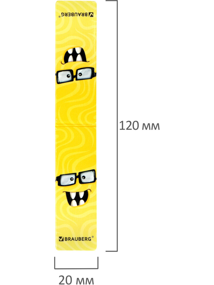Магнитная закладка Brauberg Монстрики - фото 7
