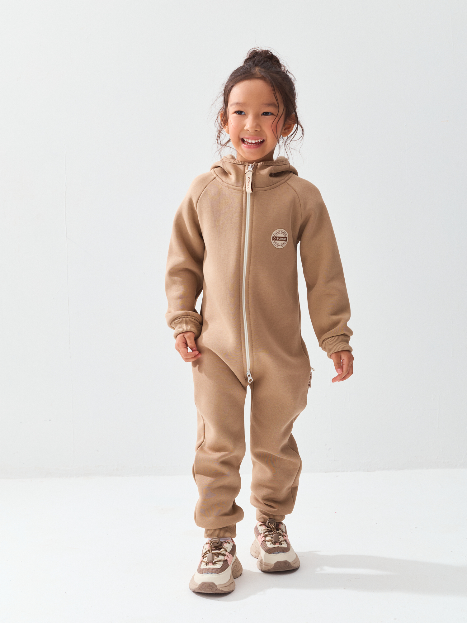 Изображение товара Комбинезон детский утепленный BUNGLY 92 теплый трикотаж с начесом для малышей
