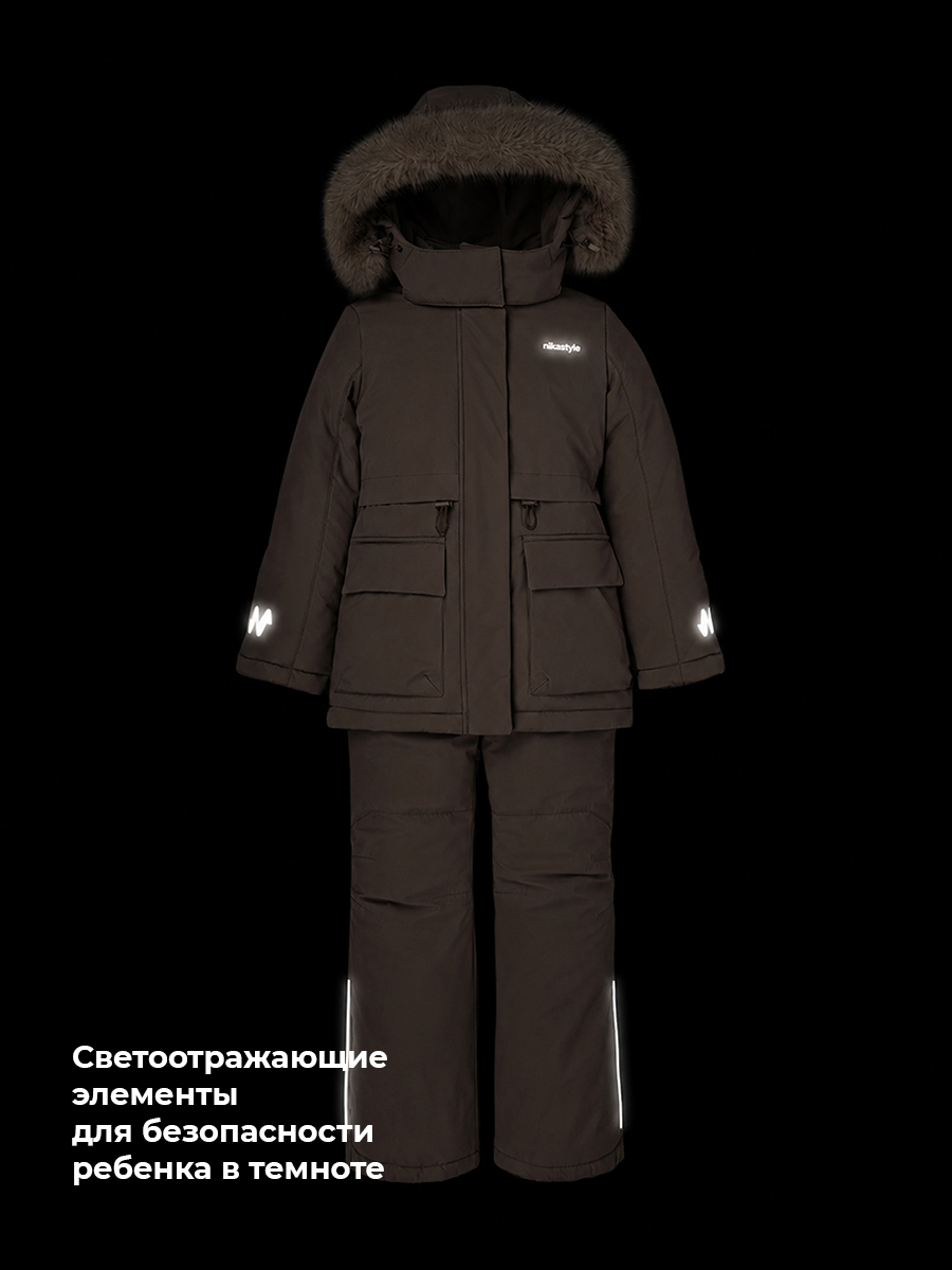 Костюм NIKASTYLE 7з3226 какао - фото 10