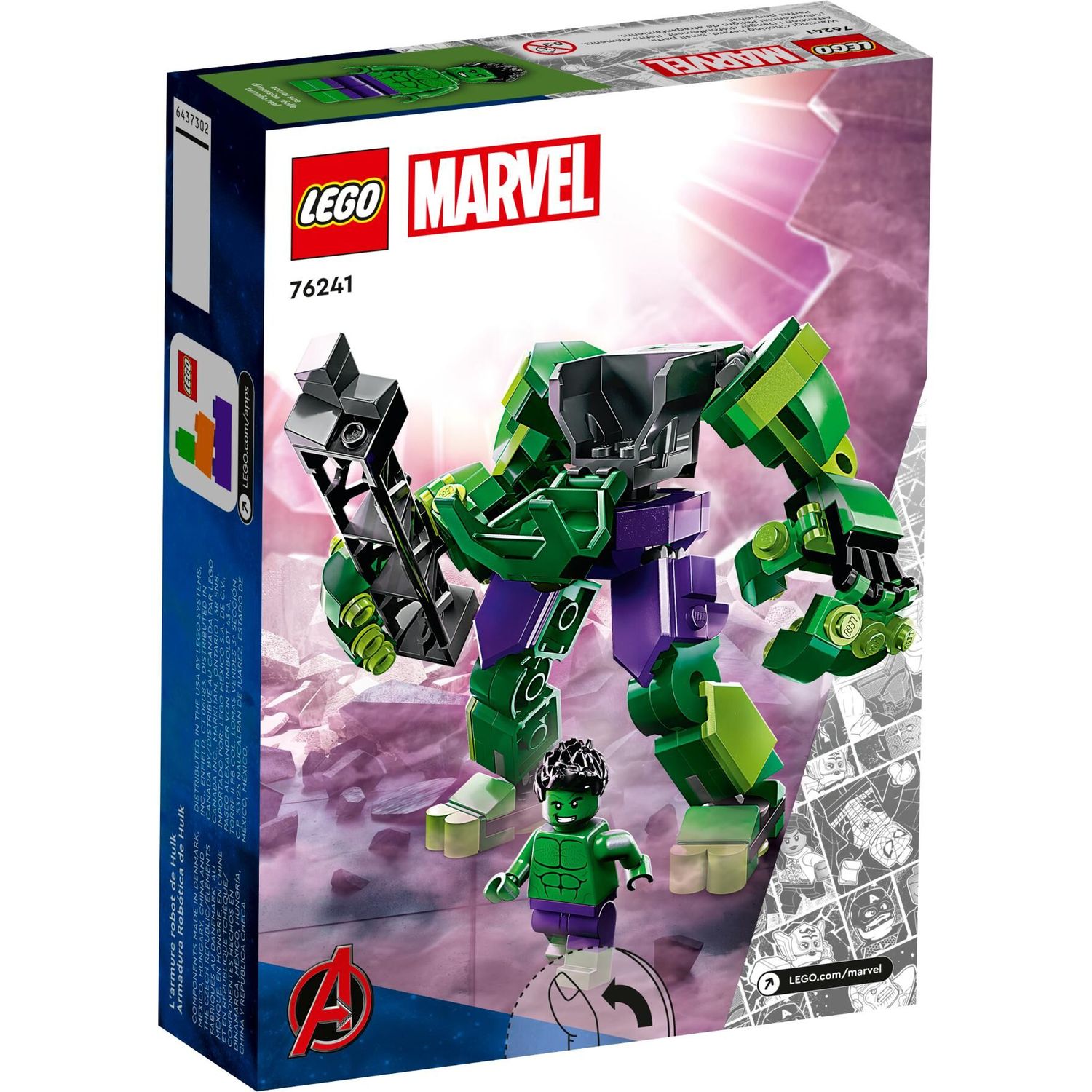 Конструктор LEGO Marvel Super Heroes Броня Халка Робот 138 дет. - фото 6