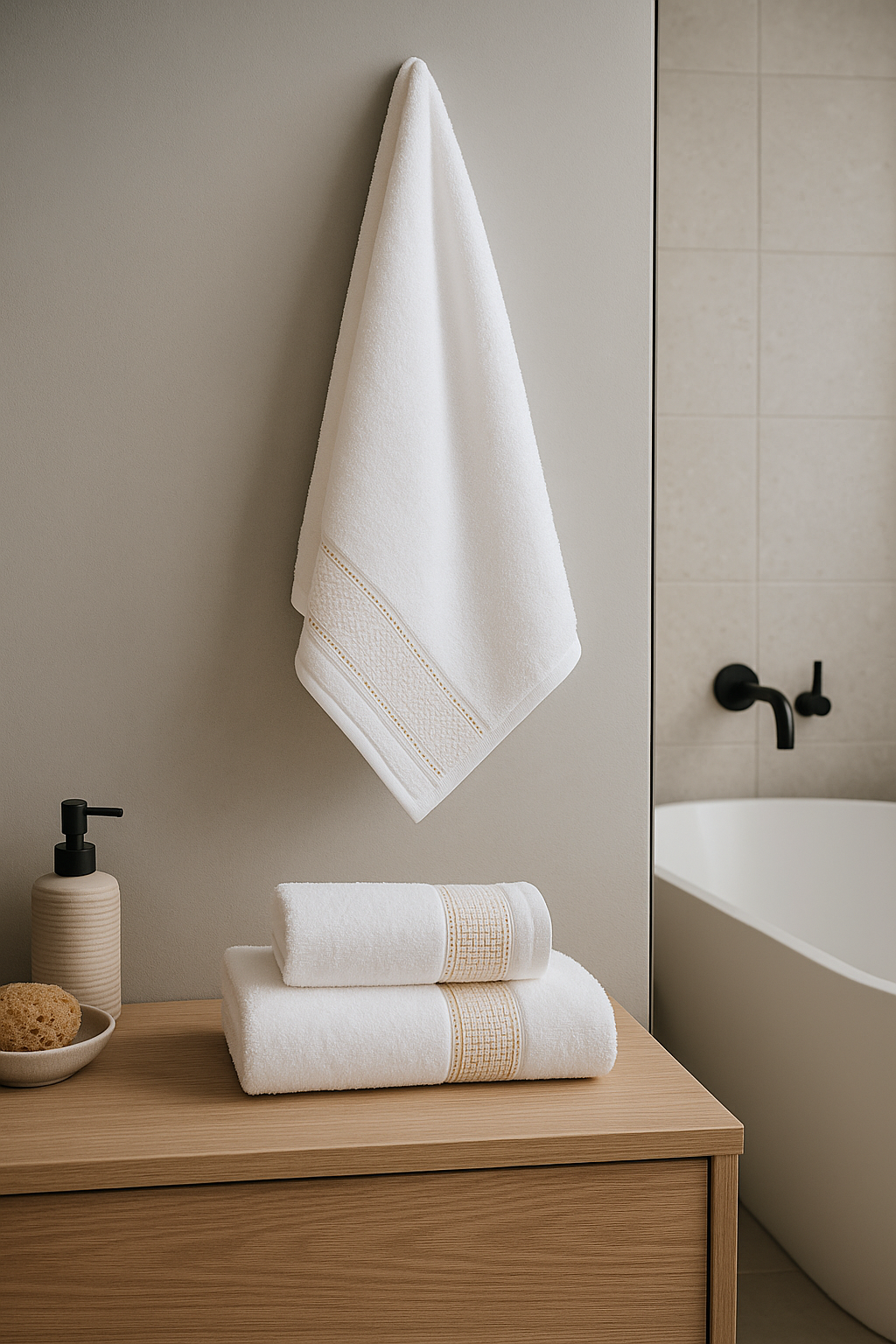 Полотенце Ночь Нежна Goldy 70 x 130 см - фото 1