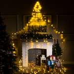 Светодиодная фигура Sima-Land «Ёлка» 3.5 м пластик 9 нитей 220 В свечение тёплое белое