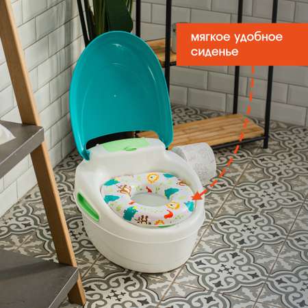 Горшок Summer Infant 3в1 Step-By-Step Бирюзовый