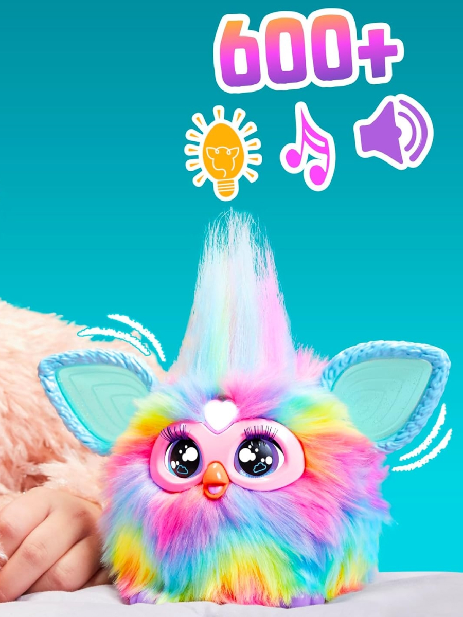 Мягкая игрушка Hasbro Furby Ферби радужный робот - фото 11