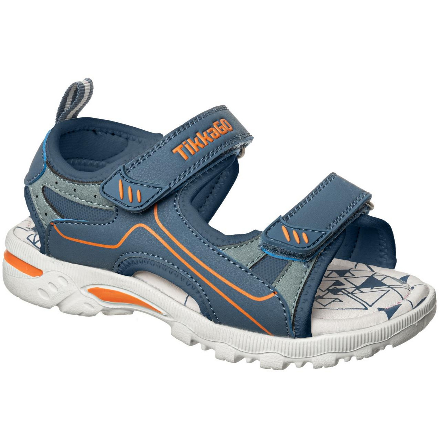 Сандалии TikkaGo 8S04_59055_navy-orange - фото 1