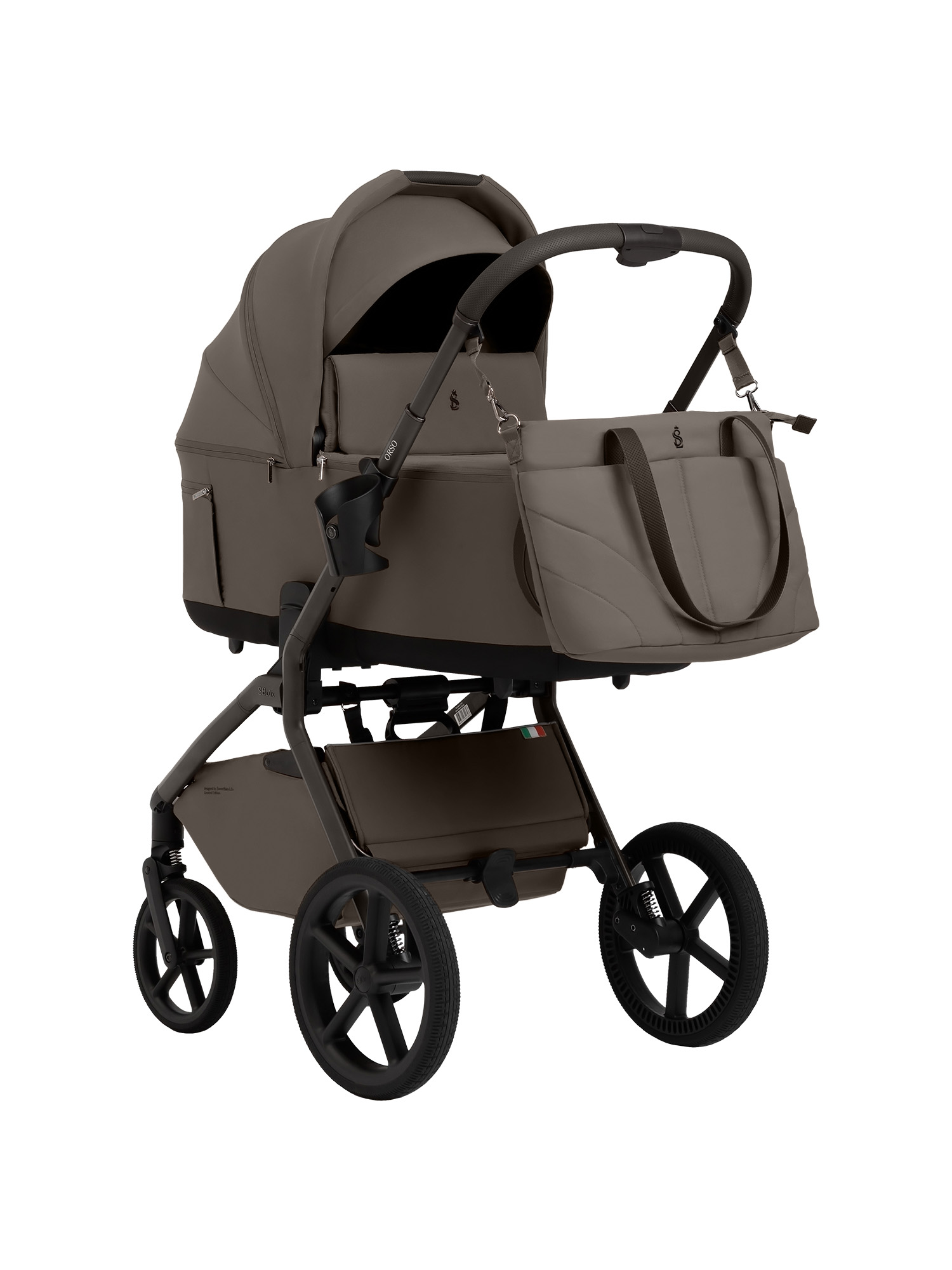 Коляска 2в1 Sweet Baby Orso Dark Beige бежевый - фото 19