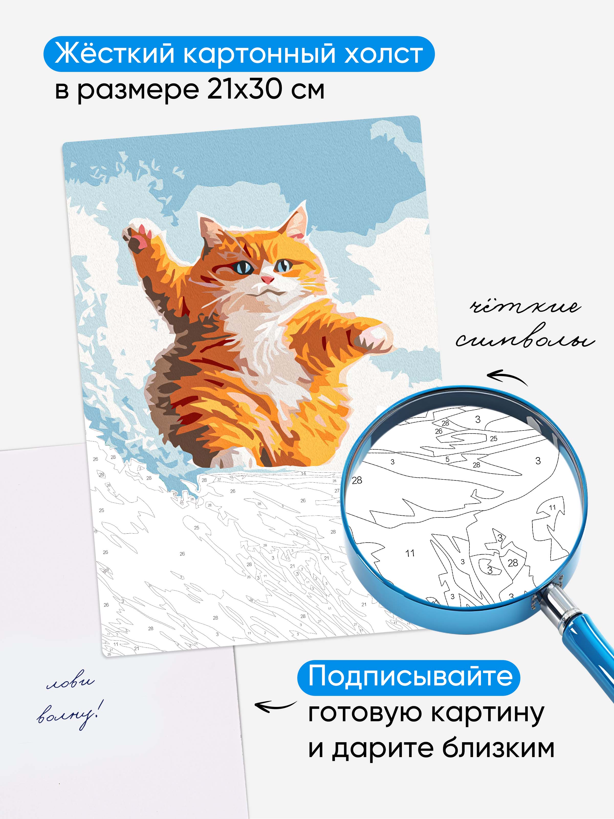 Картина по номерам АртеМания Толстые котики в ассортименте - фото 5