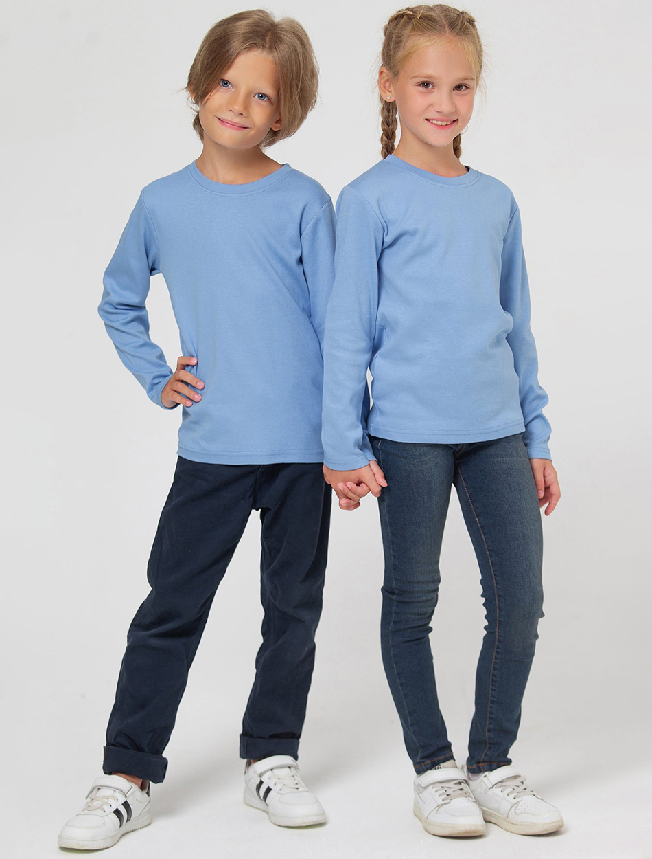 Лонгслив HappyFox HF5502голубой - фото 2