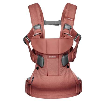 Рюкзак-переноска BabyBjorn One Cotton Mix Терракотовый