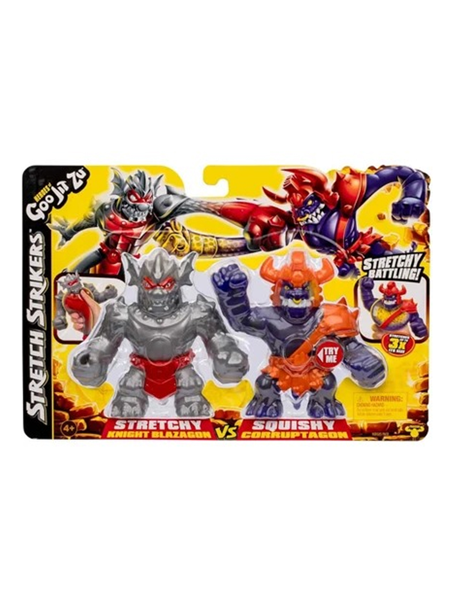 Игрушка-антистресс GooJitZu 2 шт. Stretch Strikers - фото 7