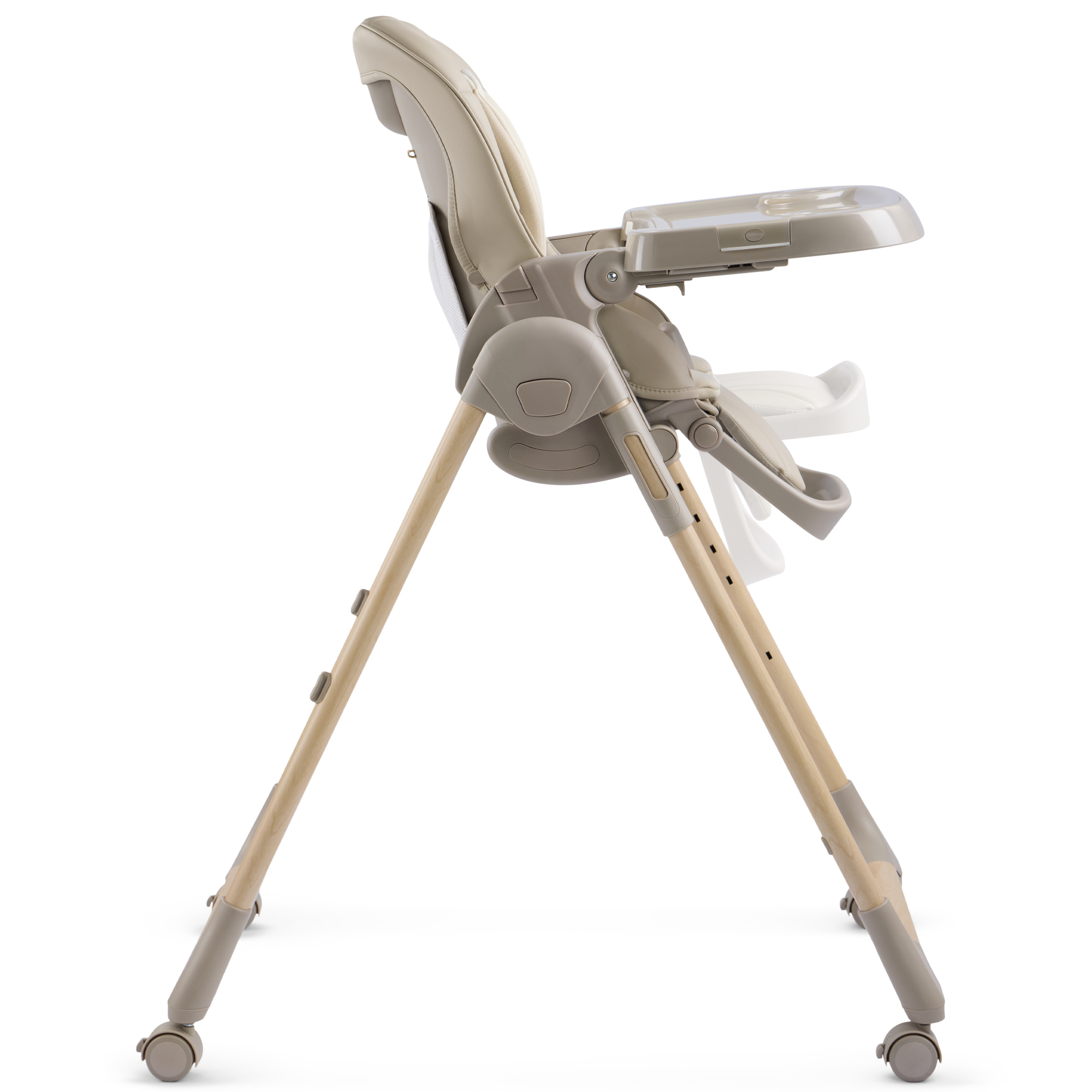 Стульчик для кормления Happy Baby WILLIAM LUX серый - фото 3