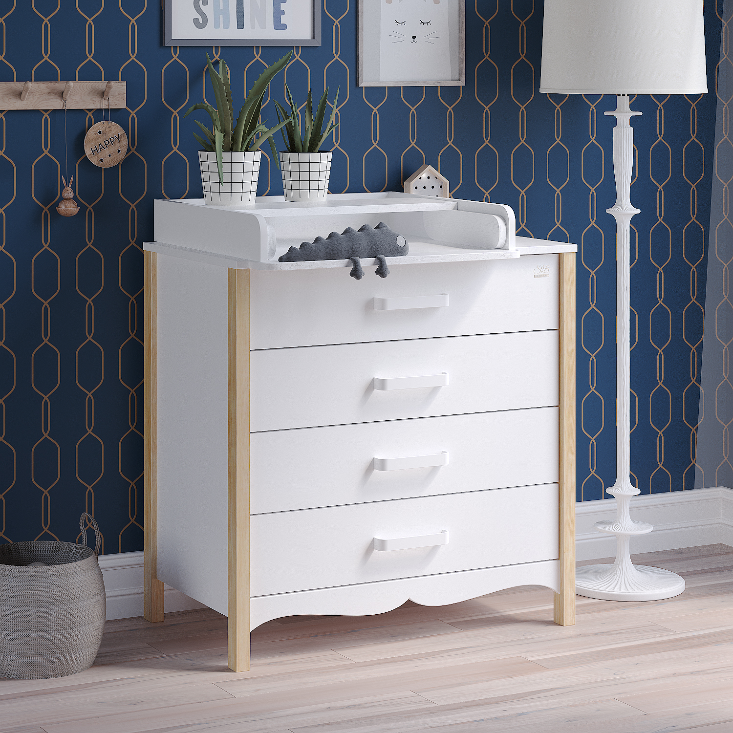 Комод пеленальный Sweet Baby Maestro (белый) - фото 9