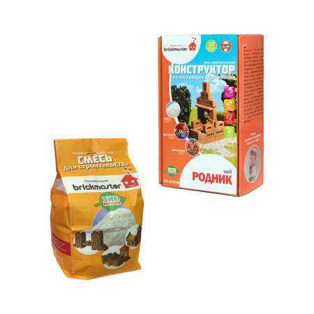 Конструктор BRICKMASTER из мини-блоков 35 дет.