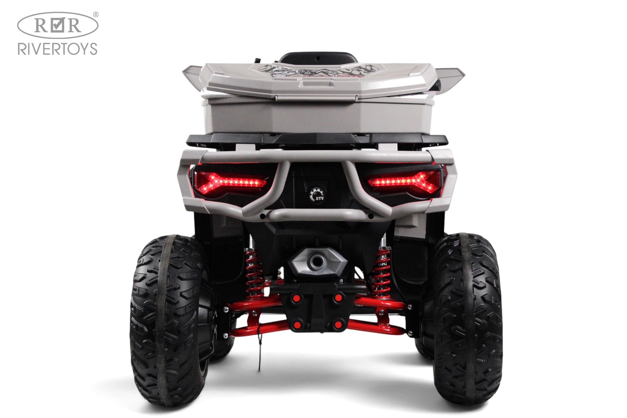 Электромобиль RIVERTOYS Z111ZZ-NEW-GREY С пультом ДУ - фото 13