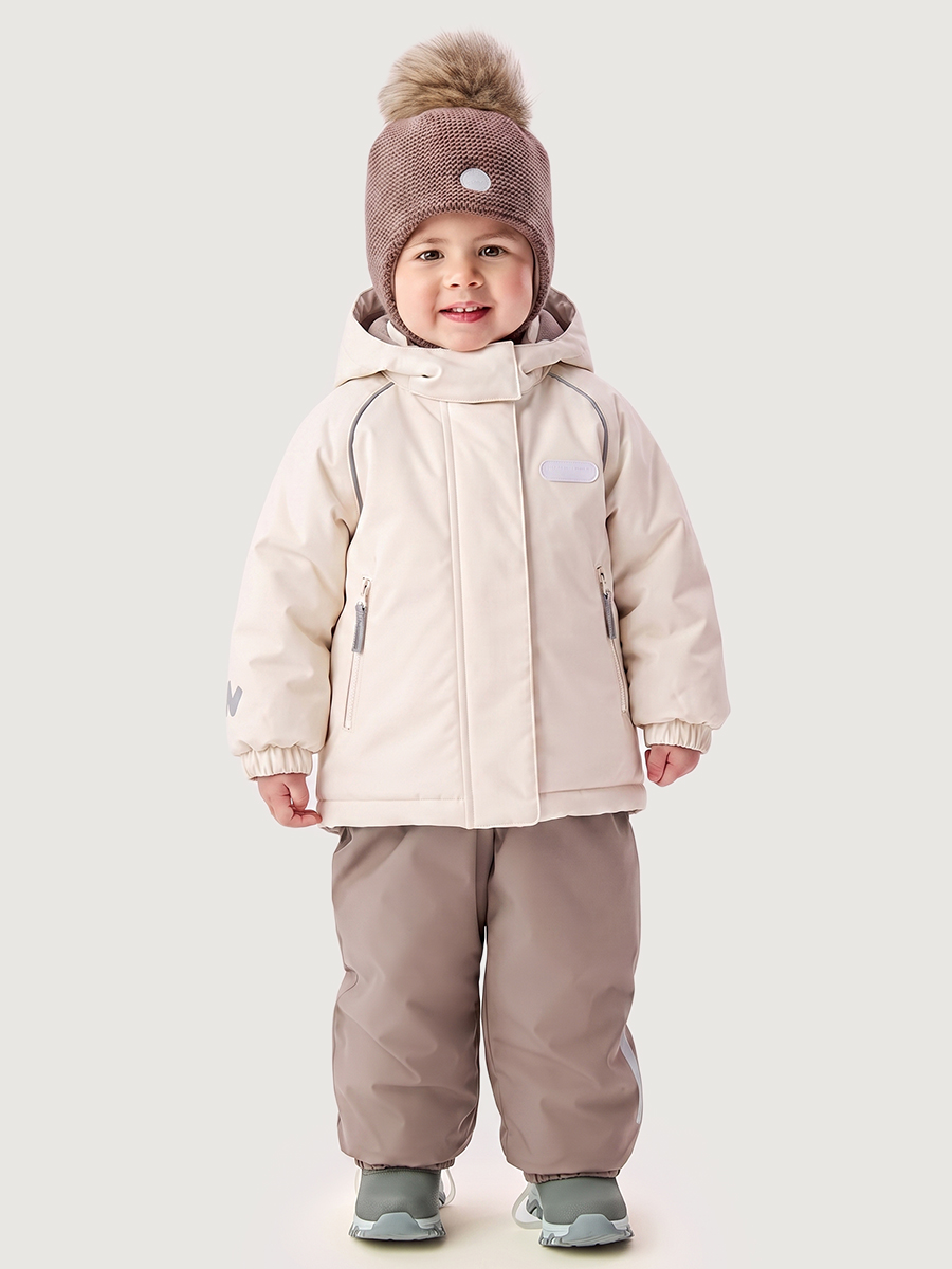 Костюм NIKASTYLE 7з0426 кешью/какао - фото 1