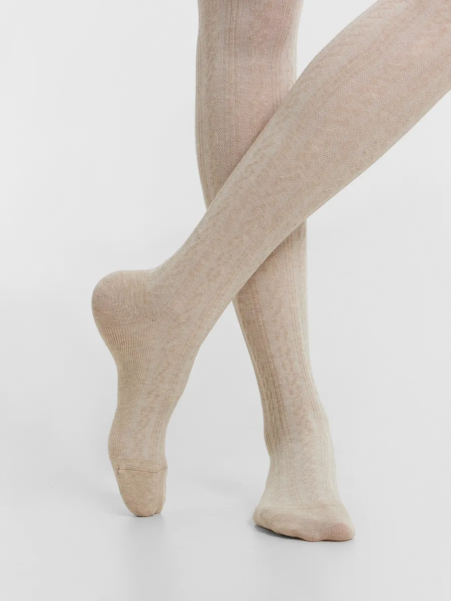 Гольфы Mark Formelle (Марк Формэль) 255K-488/бежевый меланж - фото 1