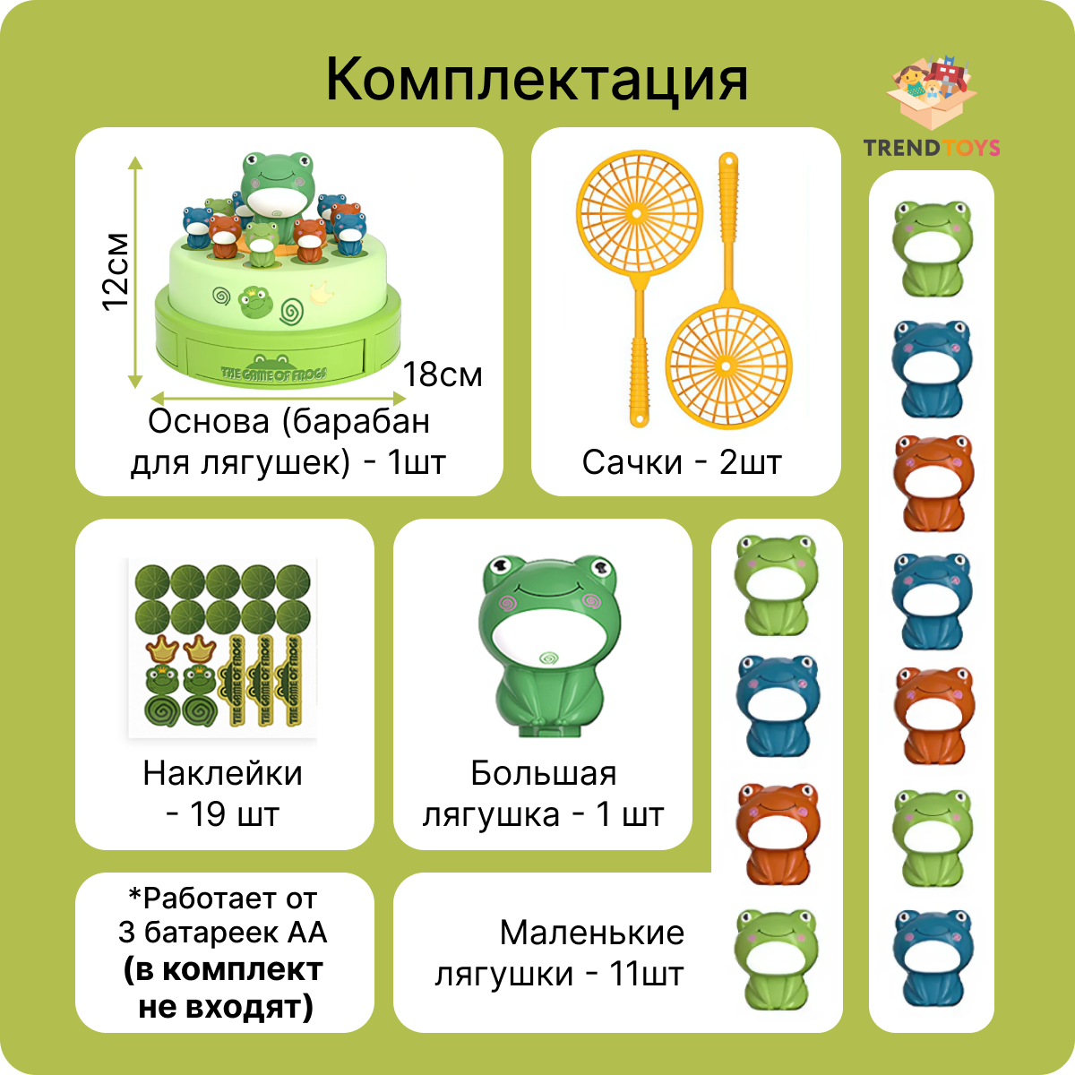 Настольная игра TrendToys Поймай лягушку - фото 3