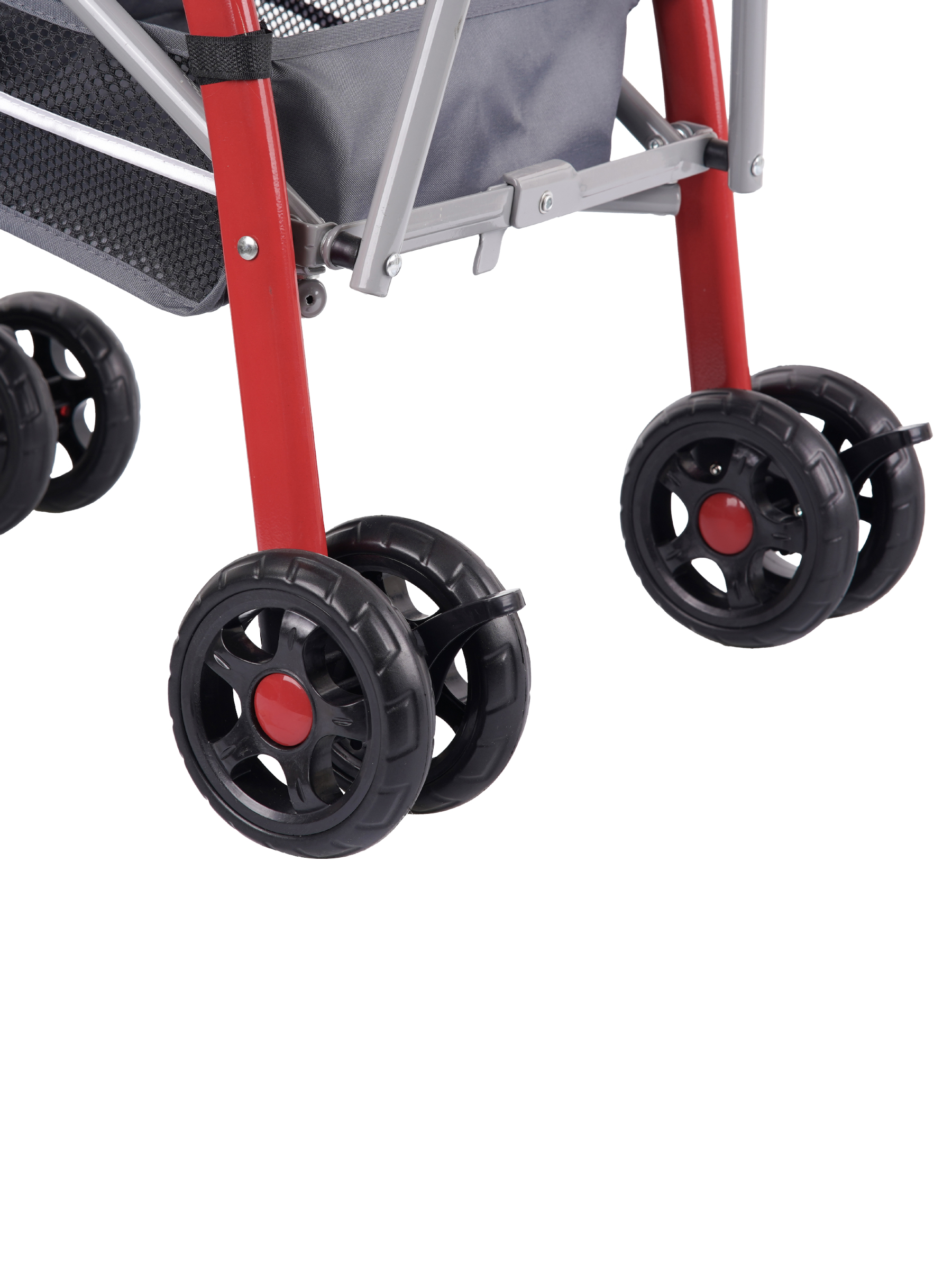 Коляска прогулочная Indigo Bono красный - фото 19