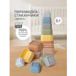 Игрушка edda пирамидка Зверята