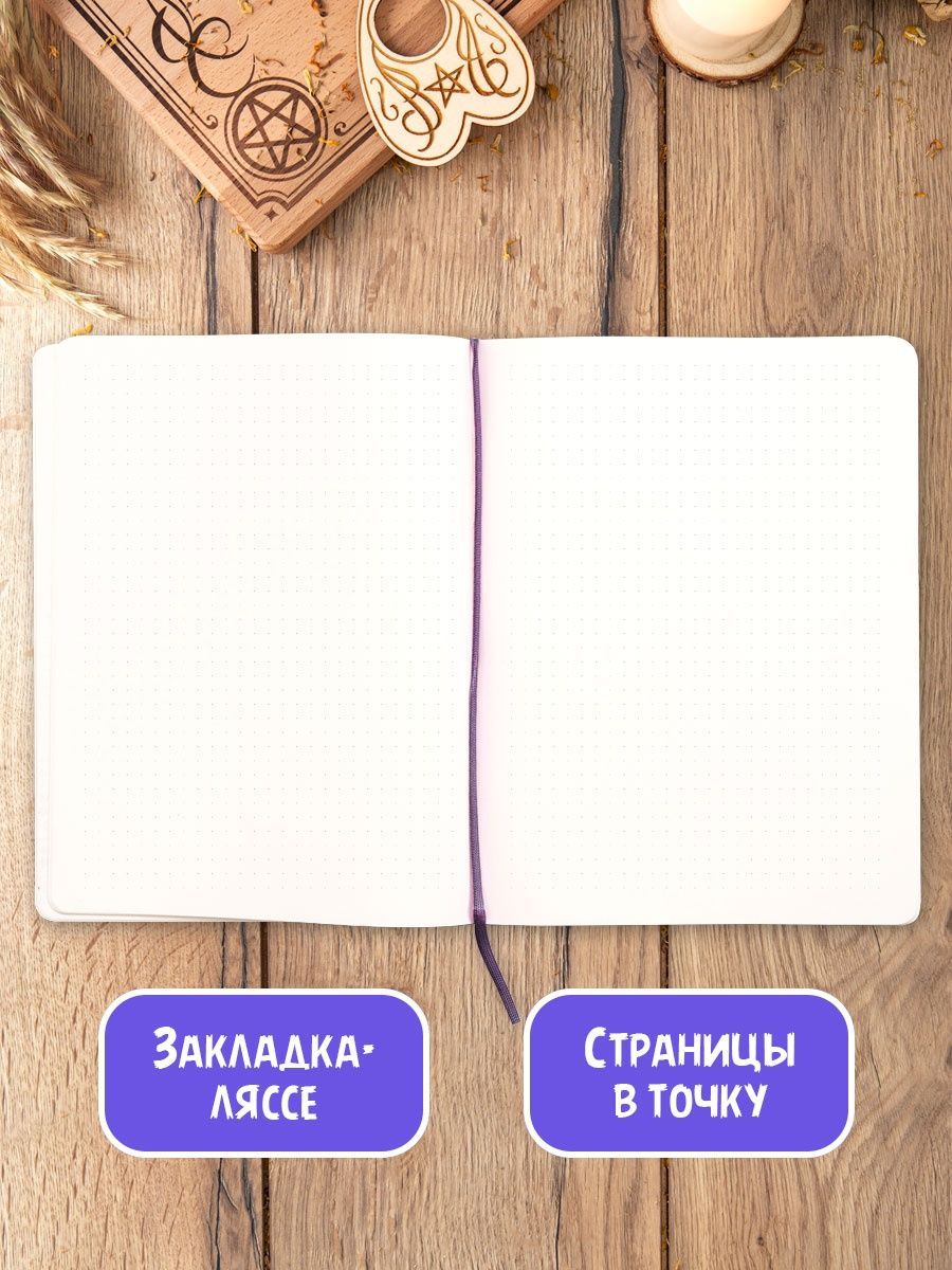 Блокнот Проф-Пресс в точку А5. Точкабук Девушка 64 лист. - фото 3