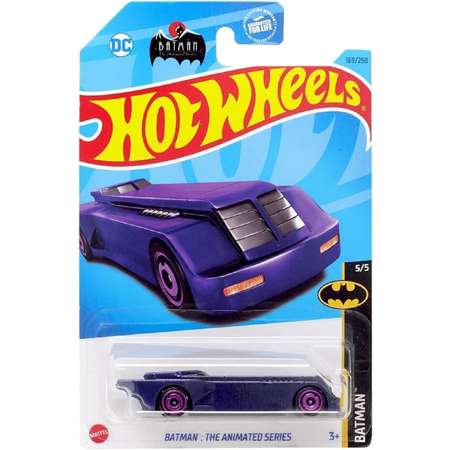 Автомобиль Hot Wheels BATMAN фиолетовый 1:64