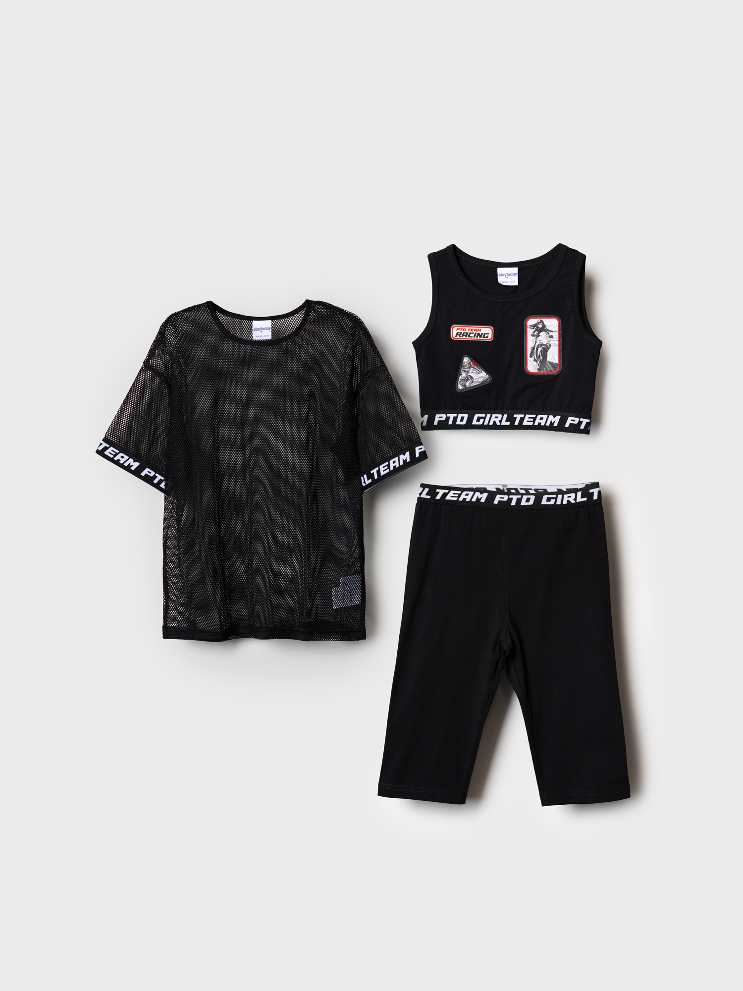 Футболка, топ и леггинсы PlayToday 12621533 - фото 9