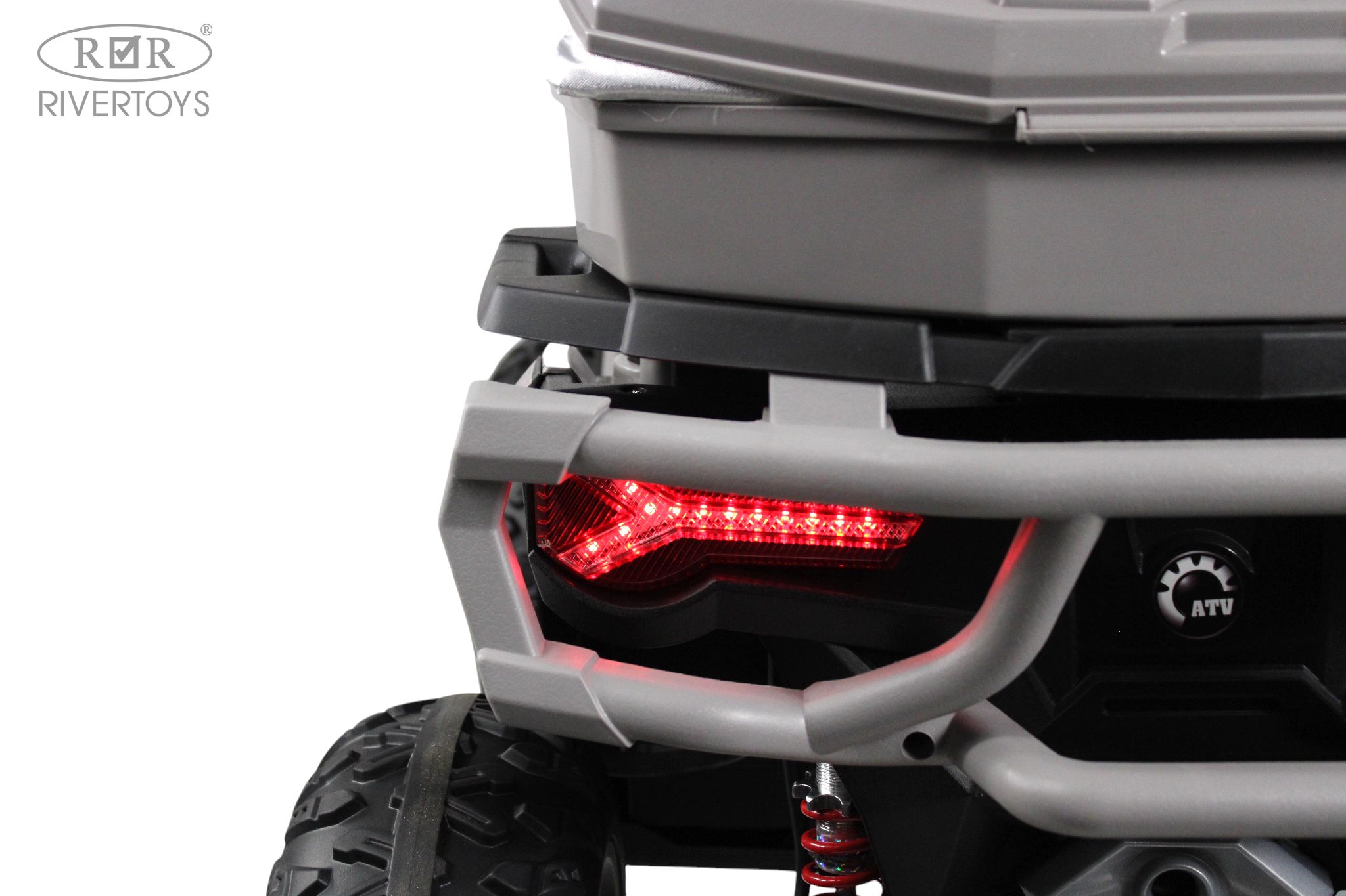 Электромобиль RIVERTOYS Z111ZZ-NEW-GREY С пультом ДУ - фото 11