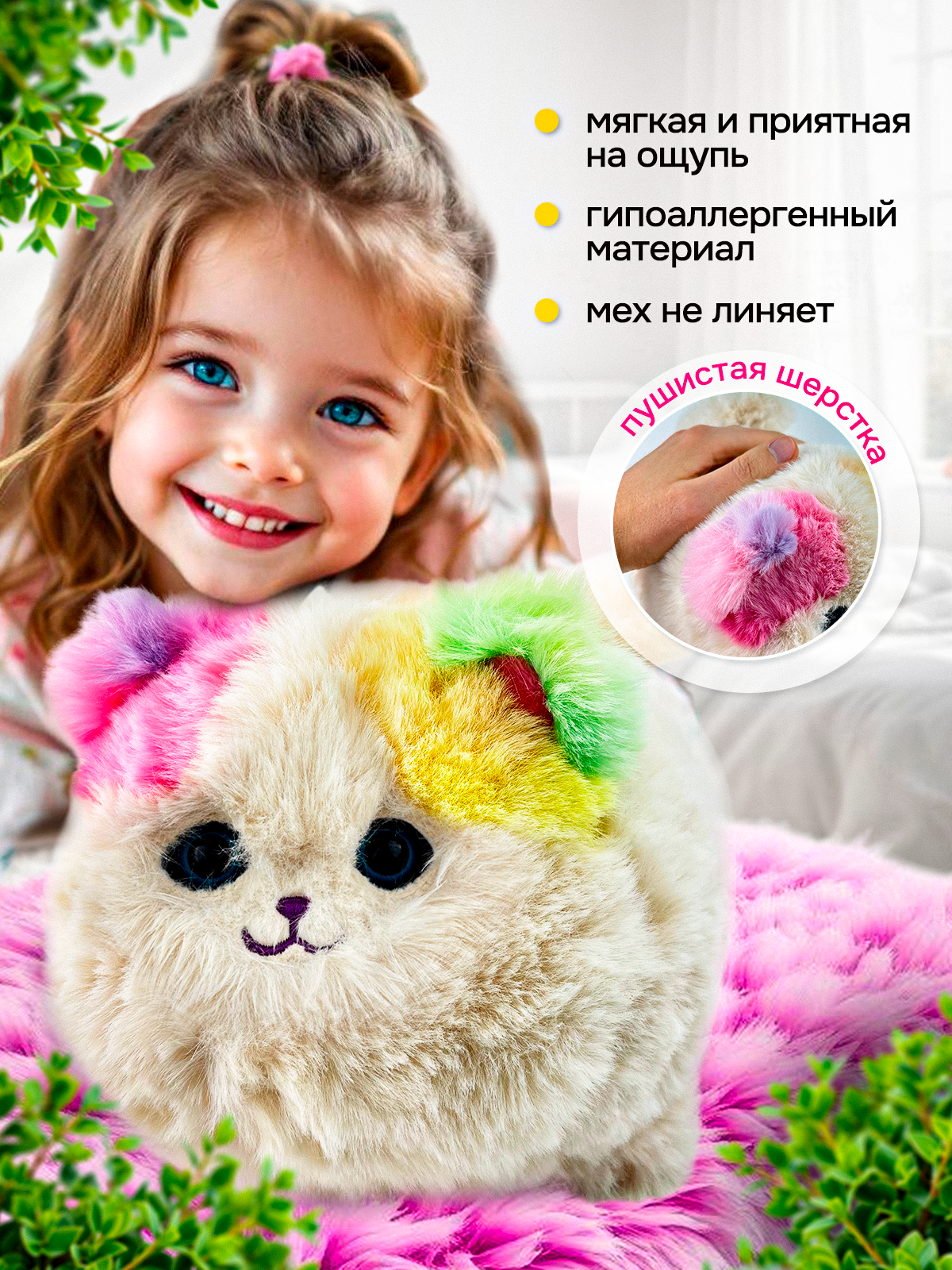 Мягкая игрушка MagicStyle котик 20 см - фото 2