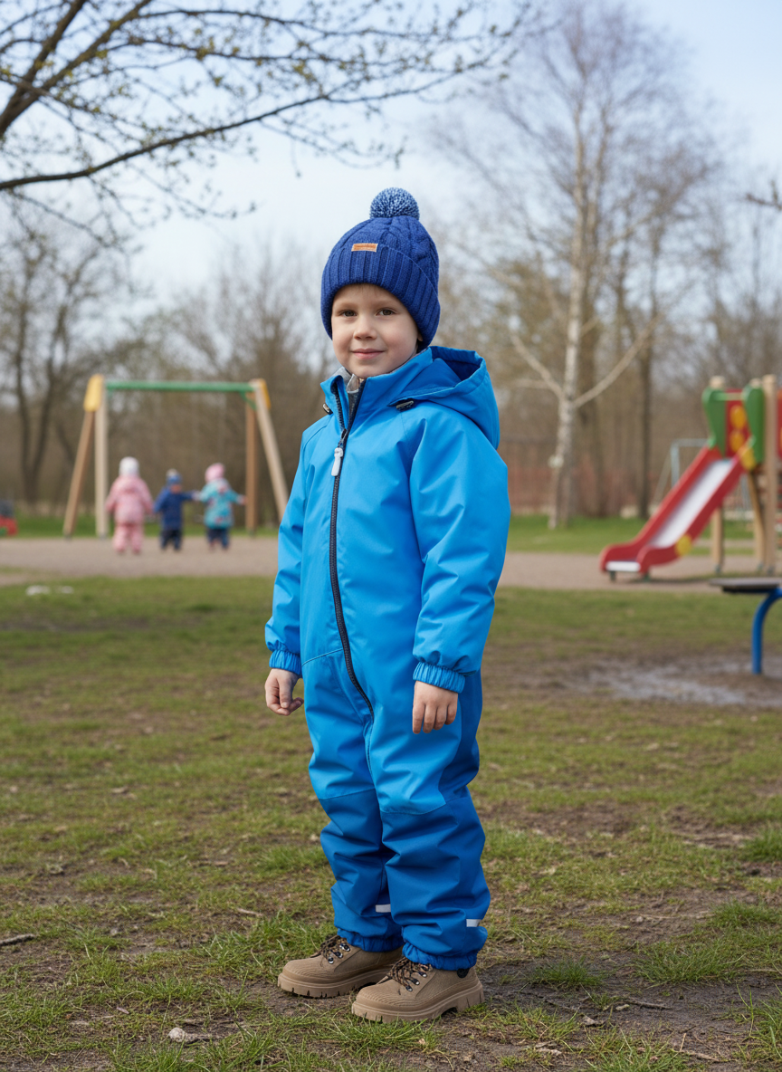 Комбинезон Arctic kids 30-042 голубой - фото 3