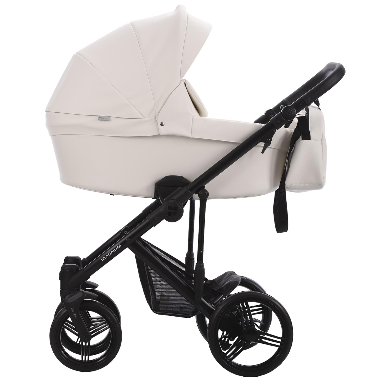 Коляска 2в1 Bebetto Magnum Light Pro белый - фото 3