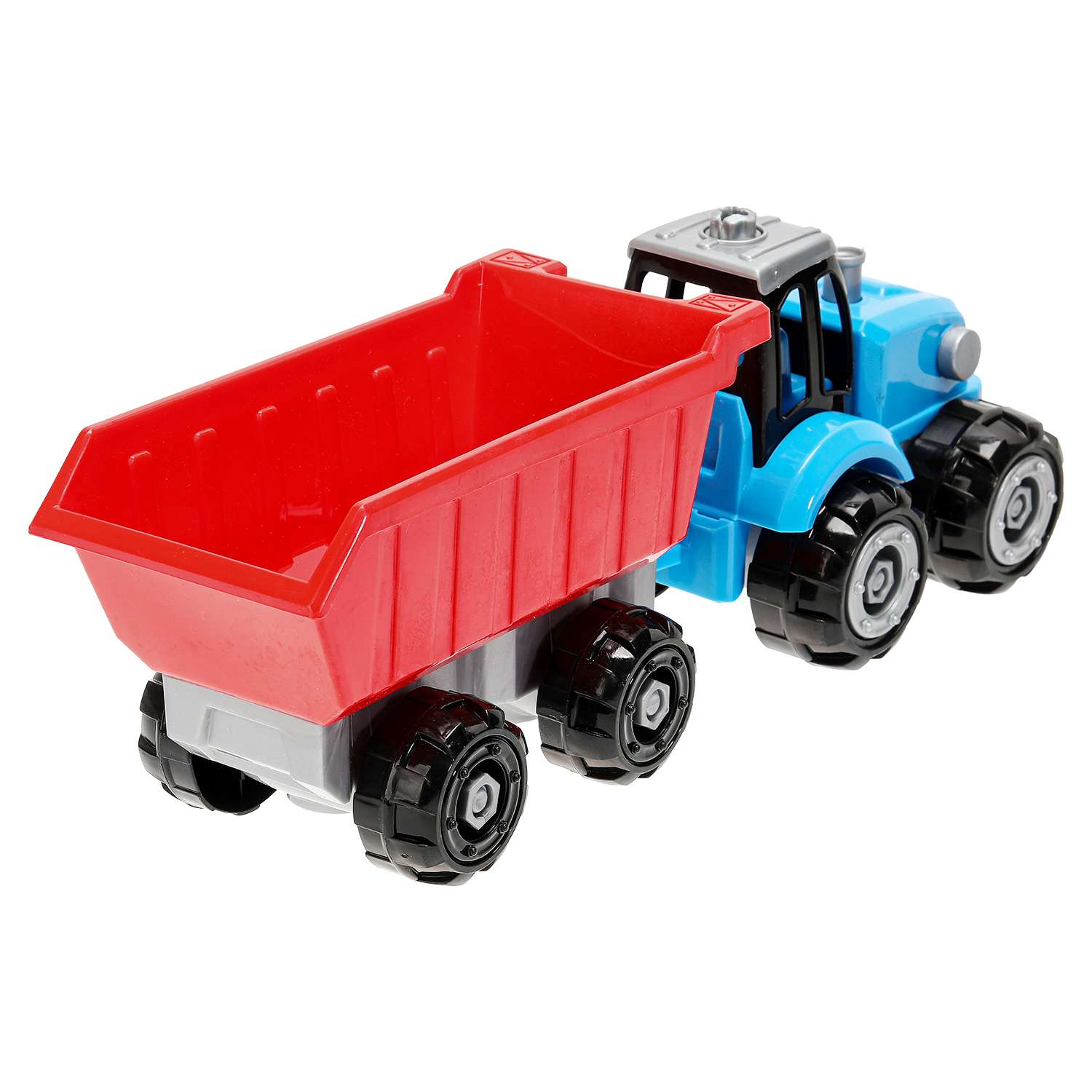 Игрушка Играем вместе Синий трактор 381779 - фото 6