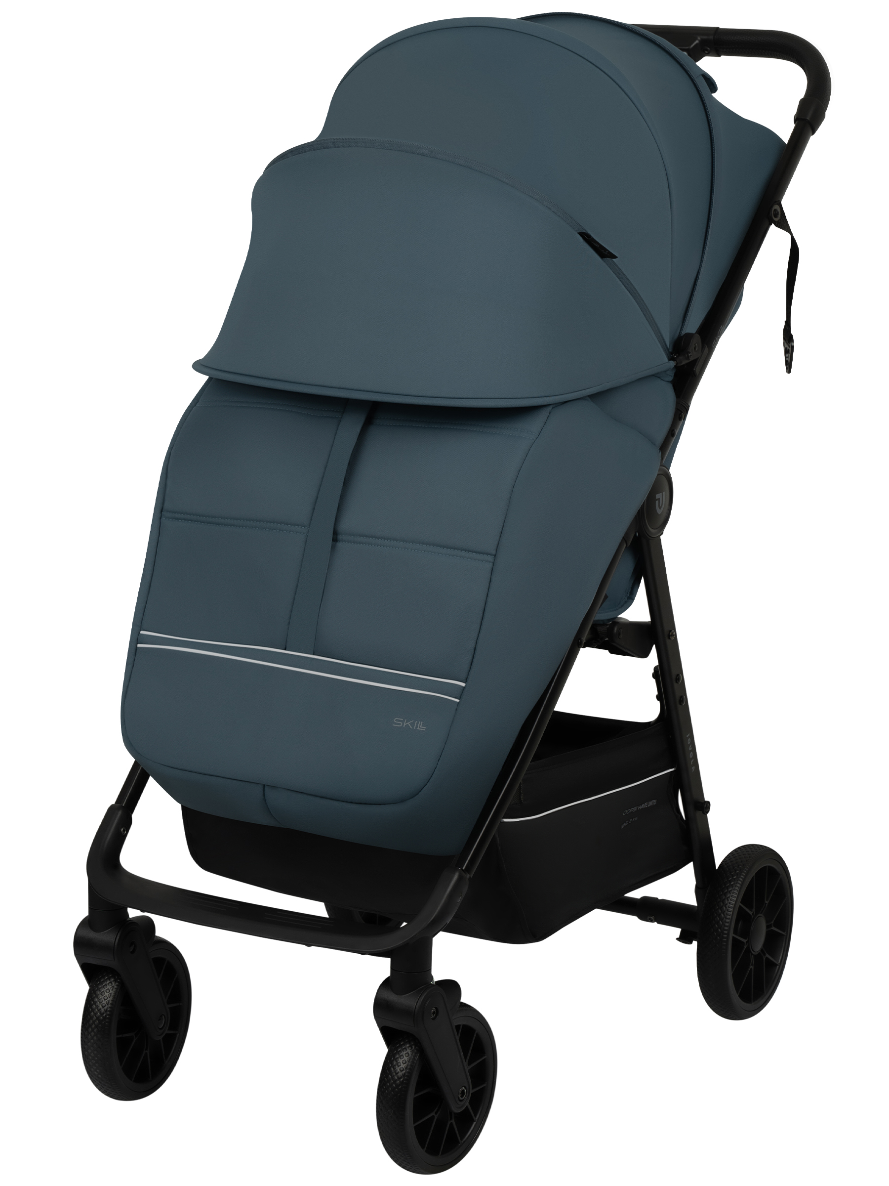 Коляска прогулочная JOVOLA Skill синий - фото 4