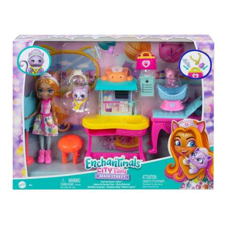 Кукла мини Enchantimals City Tails кошечка Карлин