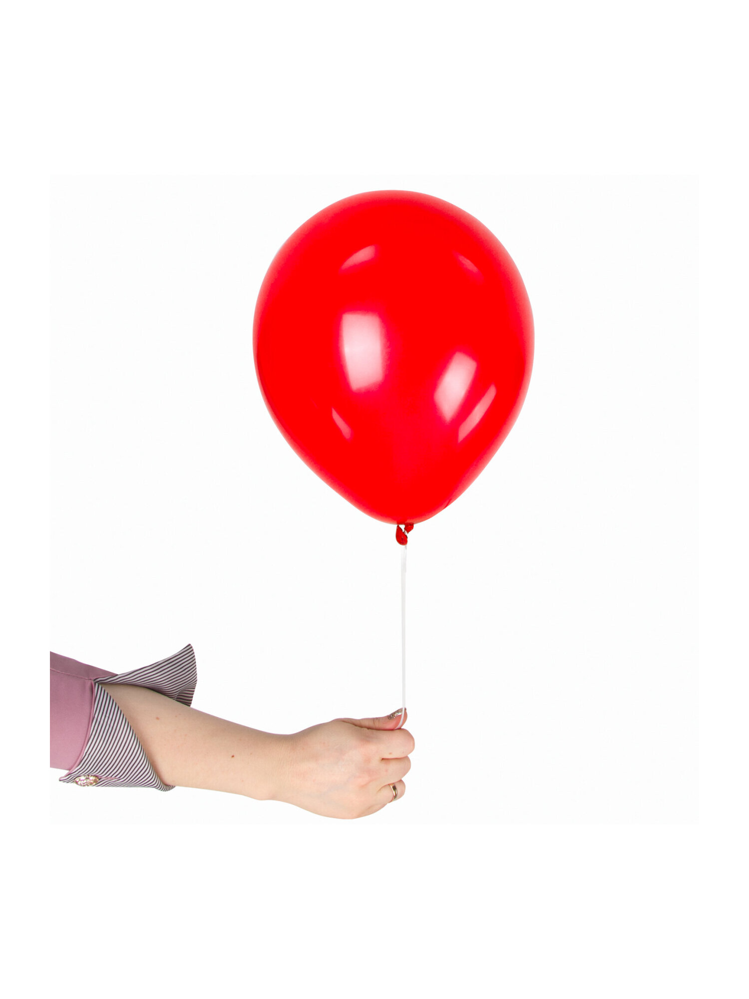 Шары воздушные Золотая сказка 50 штук красные - фото 6