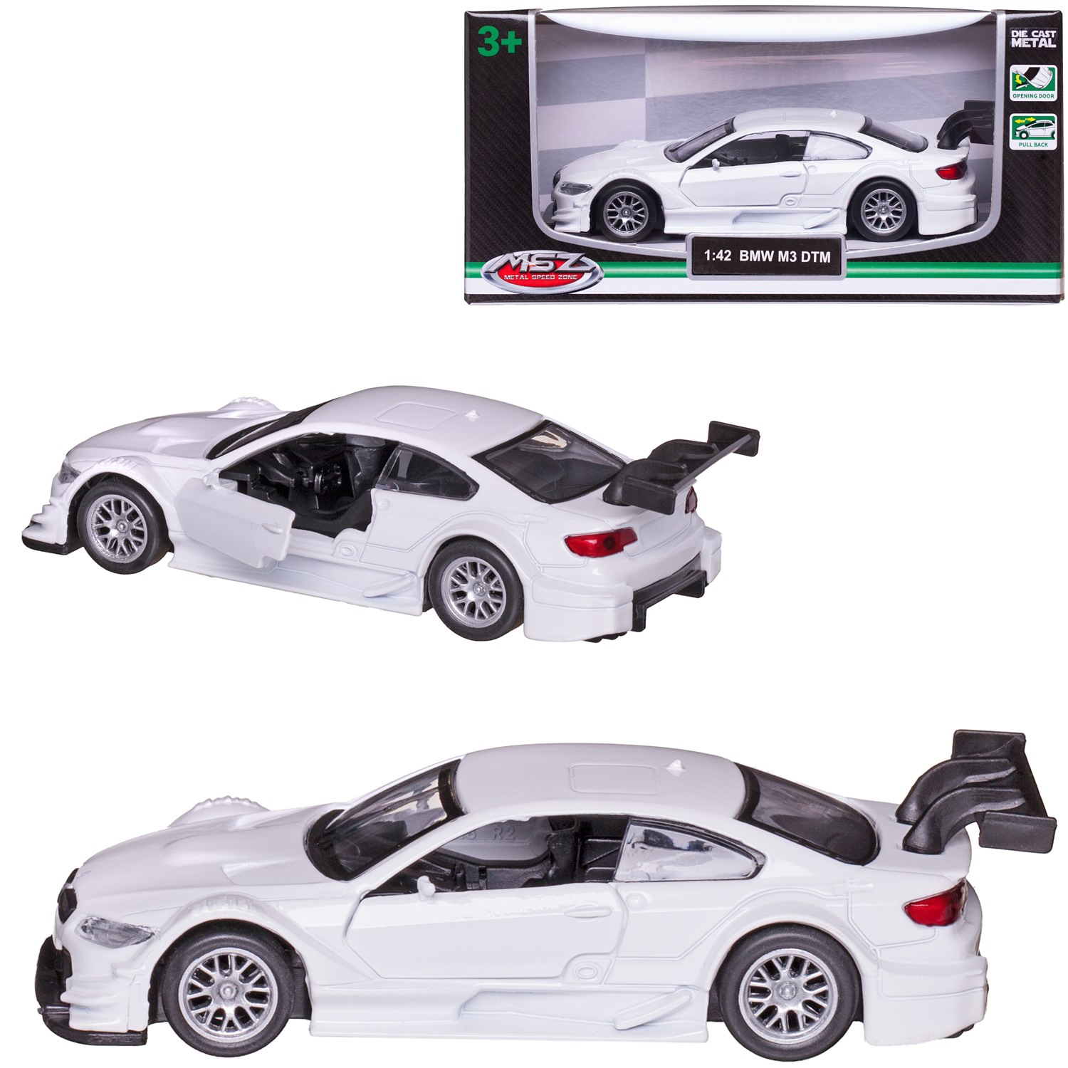 Автомобиль Abtoys BMW MSZ 1:43 WE-16388W - фото 2