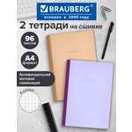 Тетрадь Brauberg клетка 96 лист. 2 шт.