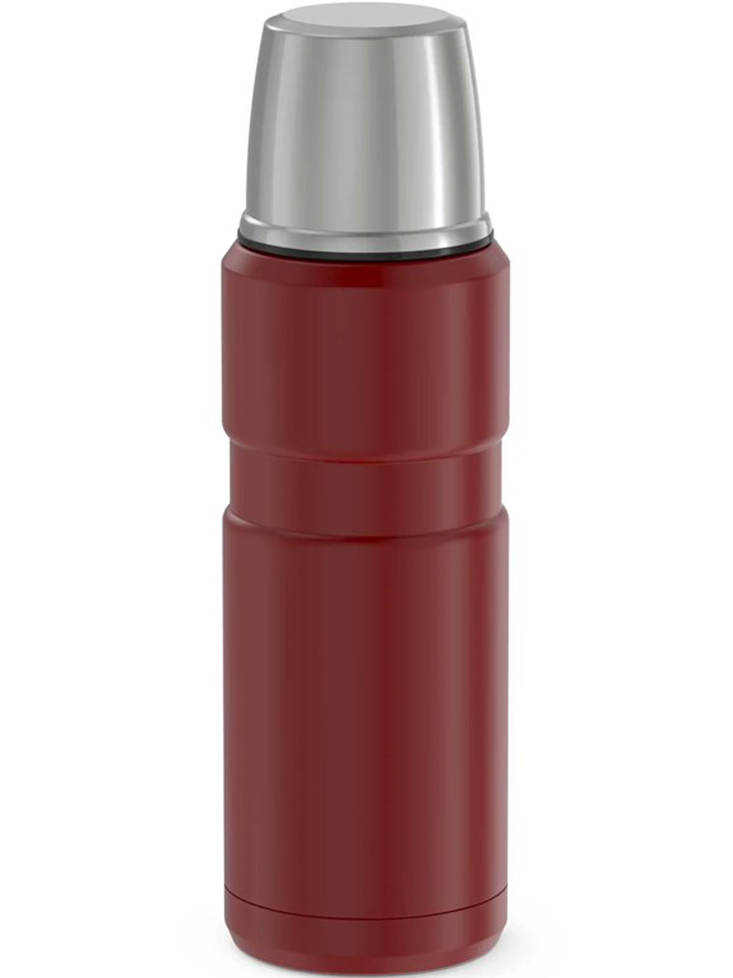 Термос для кофе чая 470 мл THERMOS KING-2000 кармино-красный – нержавеющая сталь герметичный тепло/холод 12/24 часа - фото 8