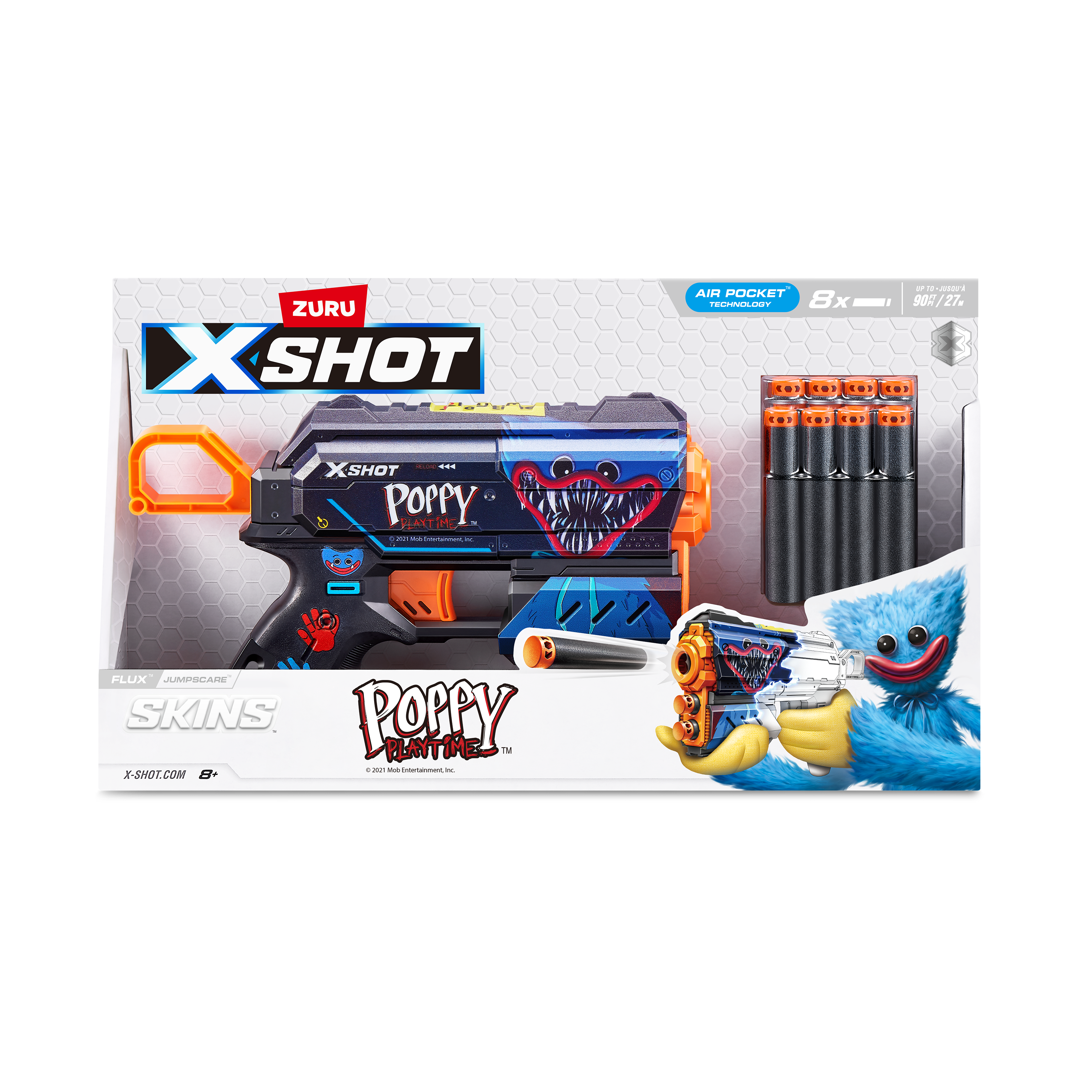 Бластер Zuru XSHOT  Skins Flux Poppy Playtime в ассортименте - фото 11