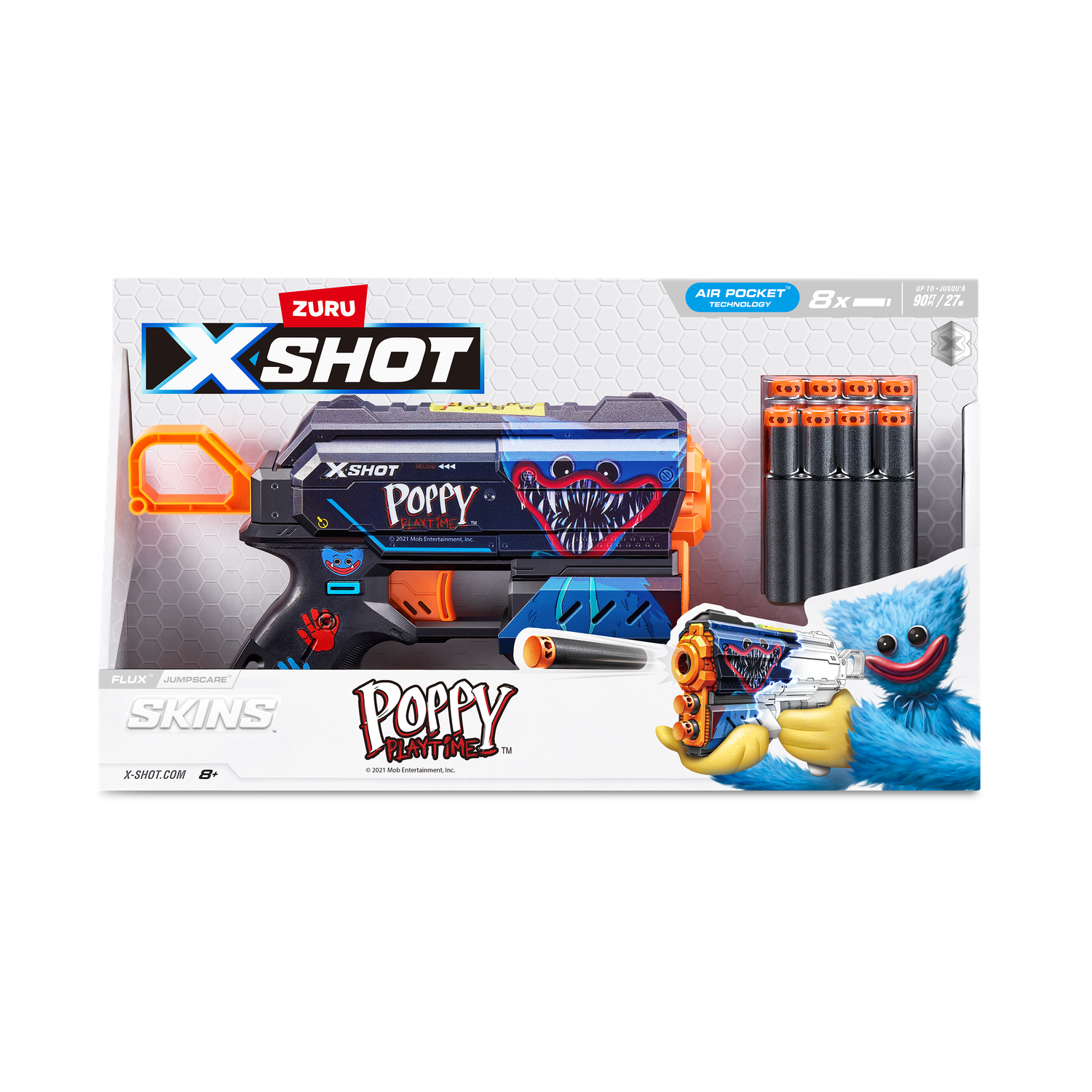 Бластер Zuru XSHOT  Skins Flux Poppy Playtime в ассортименте - фото 11