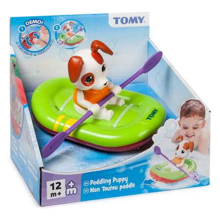 Игрушка для ванной Tomy Щенок на лодке