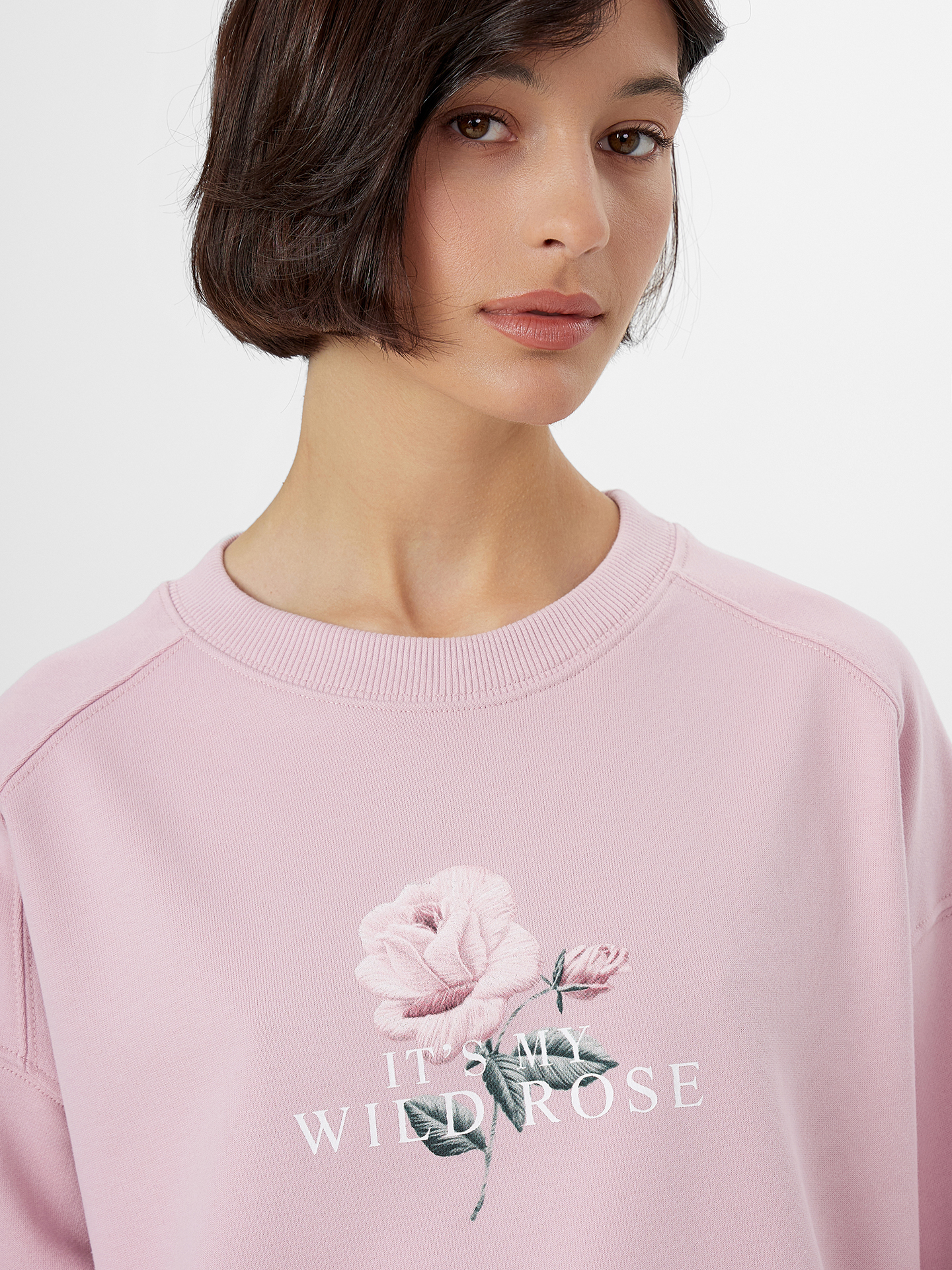 Свитшот Mark Formelle (Марк Формэль) 122969/св.сирень +печать - фото 5