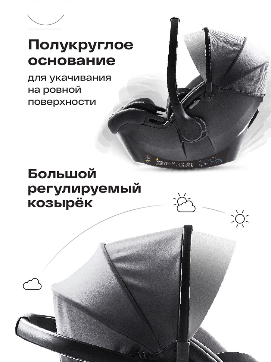 Автокресло Happy Baby Skyler 0 (0 -13 кг) черный - фото 6