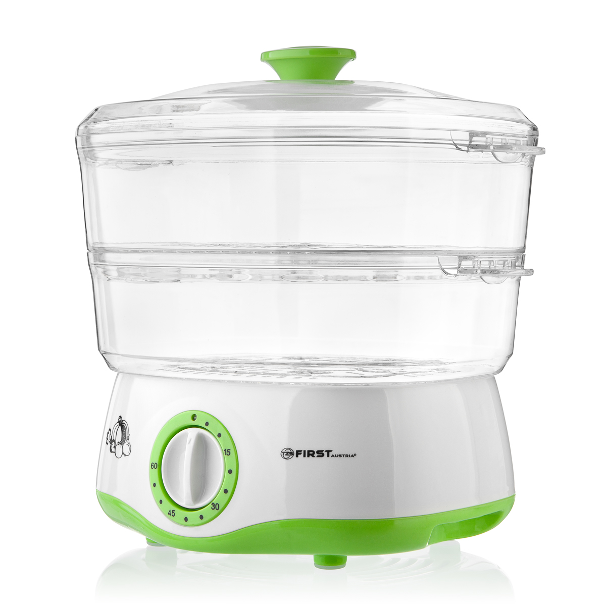 Пароварка First FA-5100-1 Green - фото 1