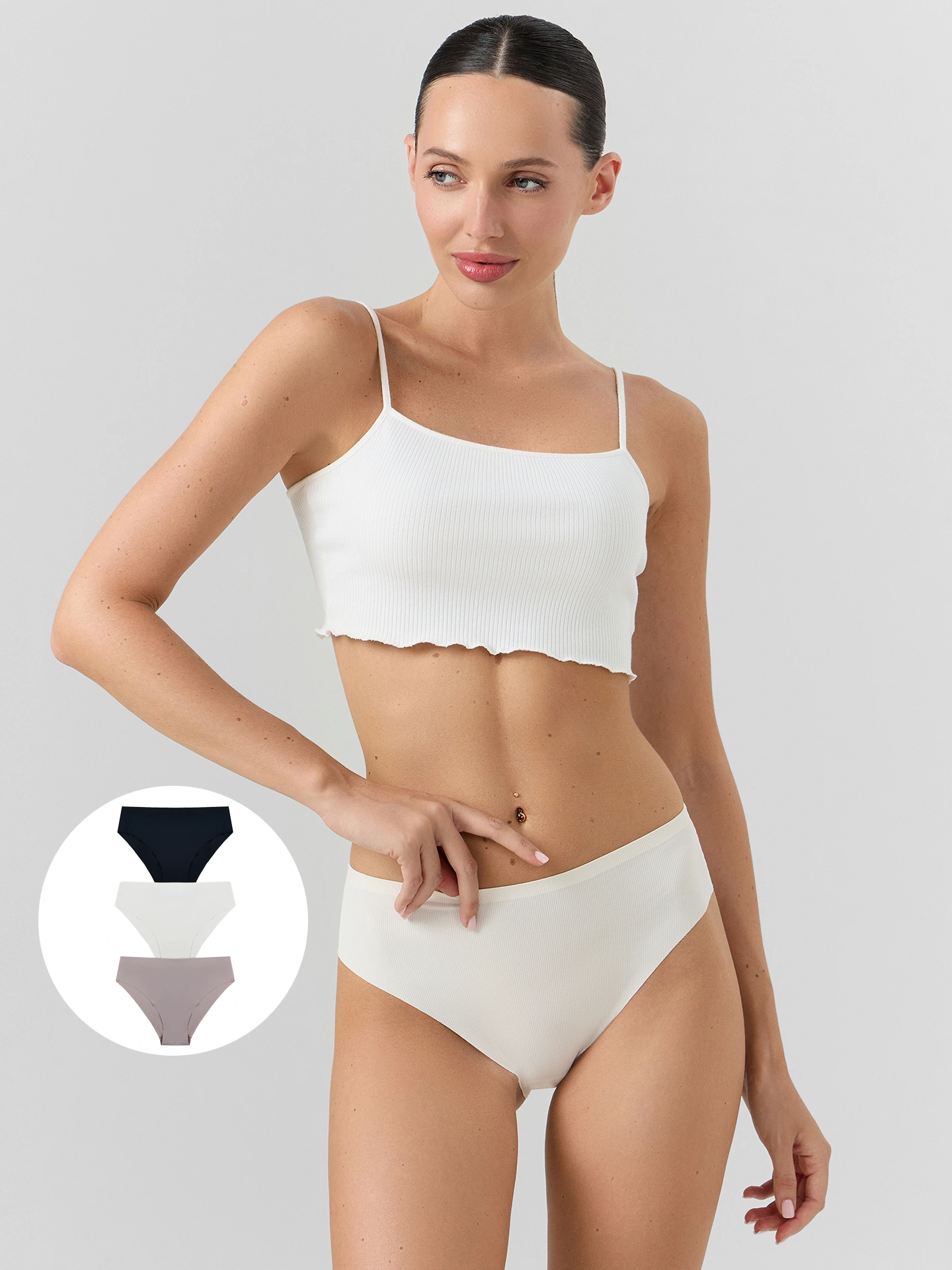 Трусы 3 шт Mark Formelle (Марк Формэль) 412748-3/миндальный - фото 1