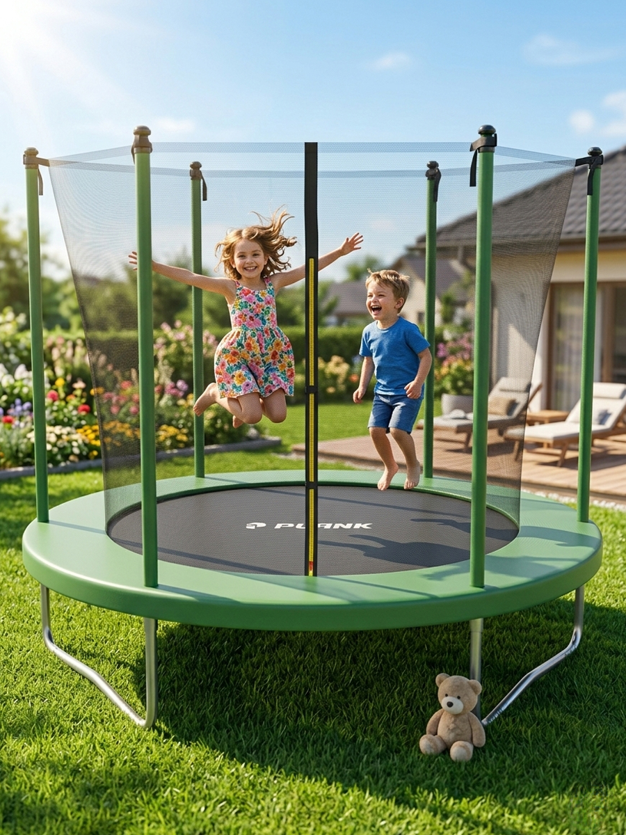 Батут уличный Plank SKY 8ft internal 244см с внутренней сеткой - фото 11