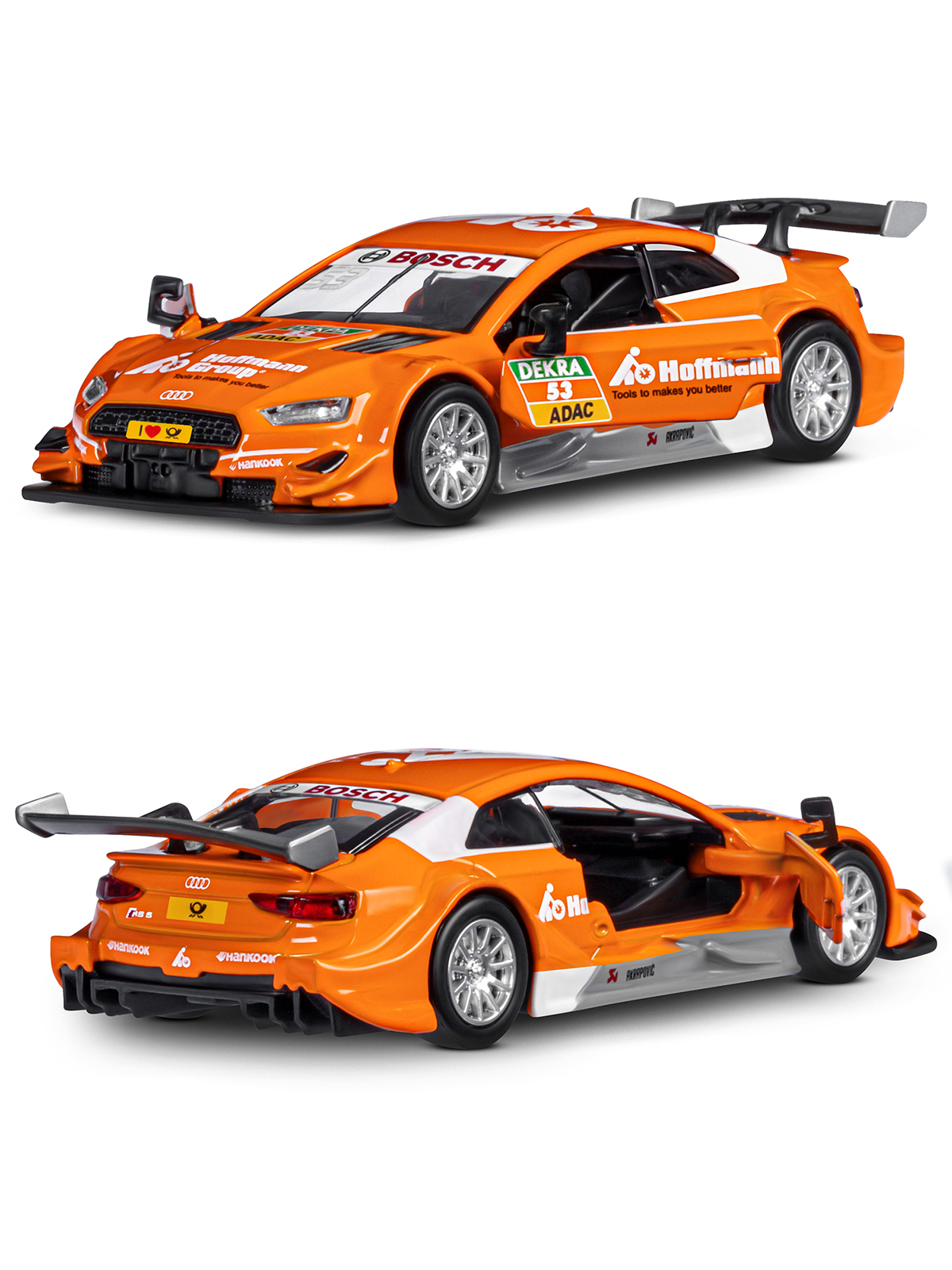 Автомобиль АВТОпанорама Audi RS5 DTM 1:43 JB1251215 - фото 7